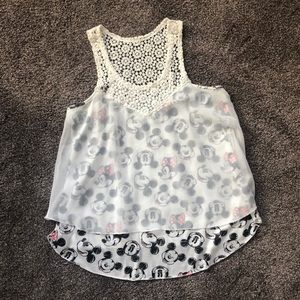 Disney Boutique Mickey & Minnie Mouse tank top